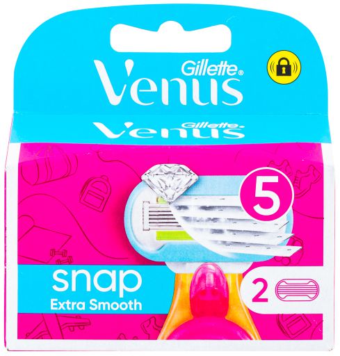 Extra Smooth Snap refill 5 blades 2 units